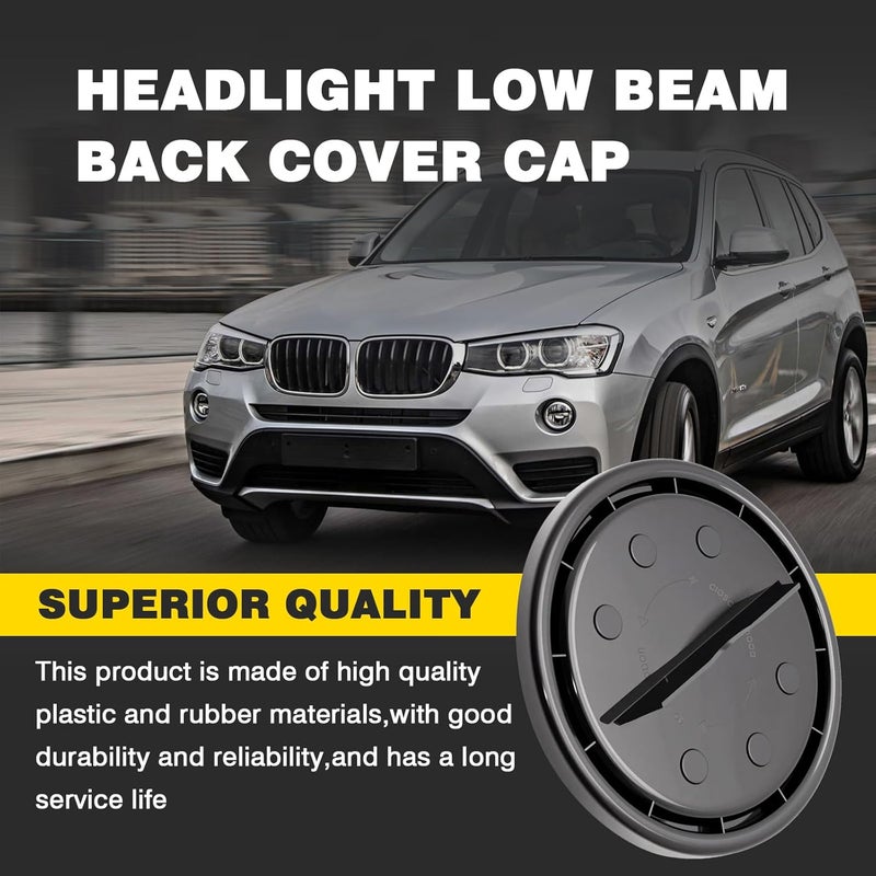 zyamstr Headlight Low Beam Back Cover Cap 12CM Fit For BMW X3/X5/X6/Z4,Mercedes CLK/CLS/E/GL/ML Series,VW Golf/GTI/Jetta Replace For 63117348932 - Image 5
